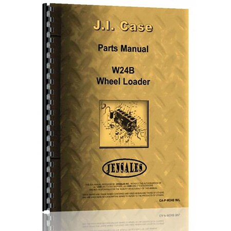 New Parts Manual Fits Case W24B Loader